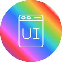 User Interface Design Vector Icon