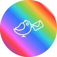 Carrier Pigeon Vector Icon