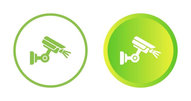icono de vector de cámara de seguridad