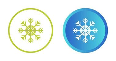 icono de vector de copo de nieve