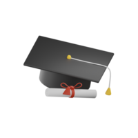 Toga Course Education 3D Illustration png