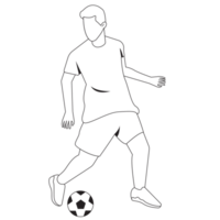 Scaning Sport People Outline 2D Illustration png