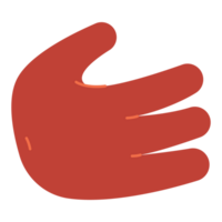 Hand Hand Gesture Color 2D Illustrations png