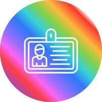 icono de vector de tarjeta de visita