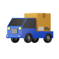 vrachtauto logistiek logistiek 3d illustraties png