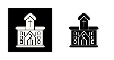 icono de vector de iglesia