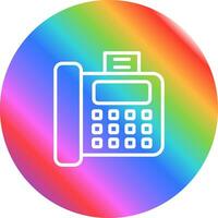 Fax Machine Vector Icon