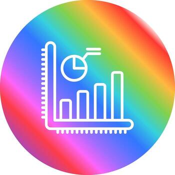 Graph Vector Icon