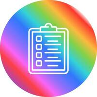 Clipboard Checklist Vector Icon