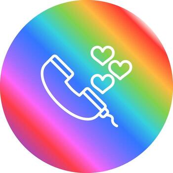 icono de vector de llamada