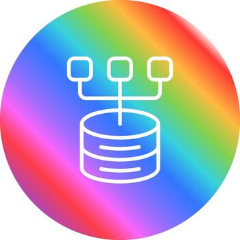 Data Modeling Vector Icon