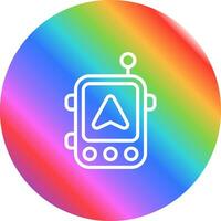 GPS Navigation Device Vector Icon