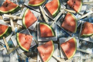 Slices of watermelon photo