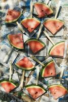 Slices of watermelon photo