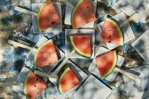 Slices of watermelon photo