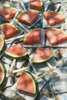 Slices of watermelon photo