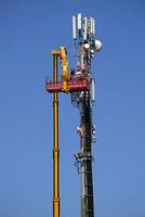 Maintenance to an antenna for communications photo