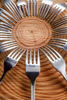 Sets of forks photo