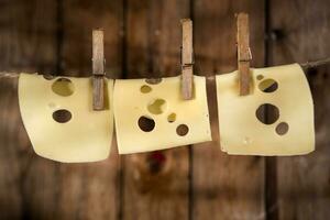 Slices of Emmental photo