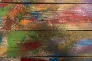 Background of colored wood photo