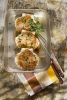 Scallops au gratin photo