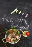 Spelled with fish photo