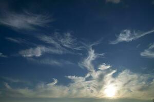 The clouds in the sky photo