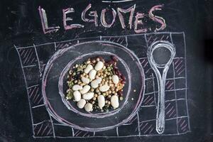 Variety of legumes photo