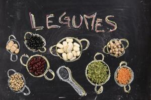 Variety of legumes photo