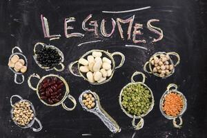 Variety of legumes photo
