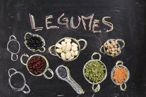 Variety of legumes photo