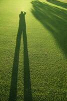 Photographing long shadows photo
