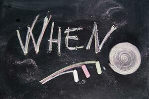 The written word when photo