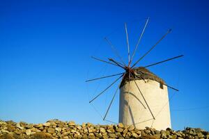 Greek island of Mykonos photo