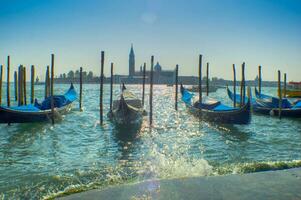 navegación en Venecia foto