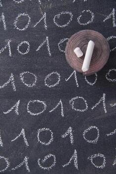 Binary number system photo