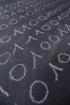 Binary number system photo