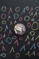 Binary code colorful photo