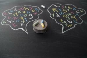 Words into the cloud photo