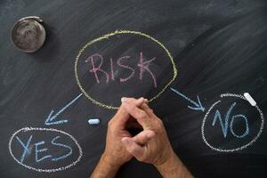 The concept of risk photo