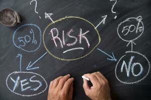 The concept of risk photo