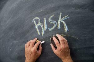 The concept of risk photo