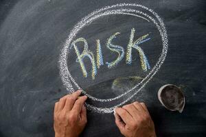 The concept of risk photo