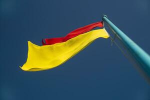 Flags of the beach monitoring photo