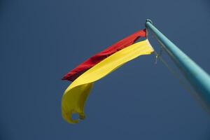 Flags of the beach monitoring photo