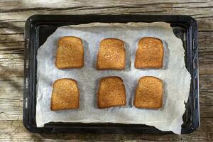 Toasted in the oven frame photo
