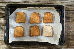 Toasted in the oven frame photo