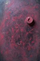 Red chalk dust photo