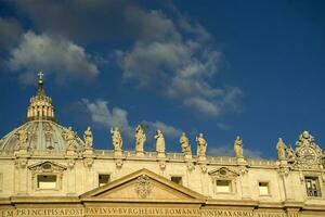 The Basilica of St. Peter at dawn photo