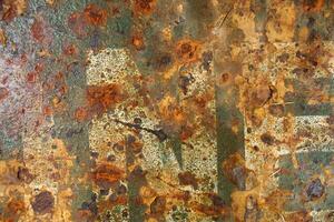 Rusty metallic background photo